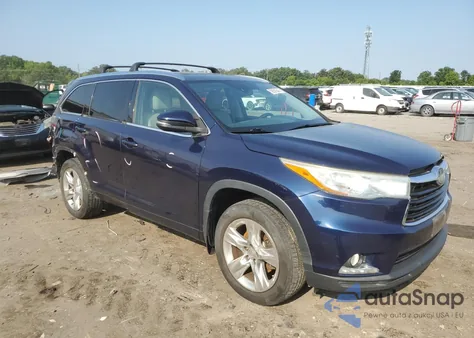 2015 Toyota Highlander Limited from USA, damaged, VIN 5TDDKRFH5FS151919